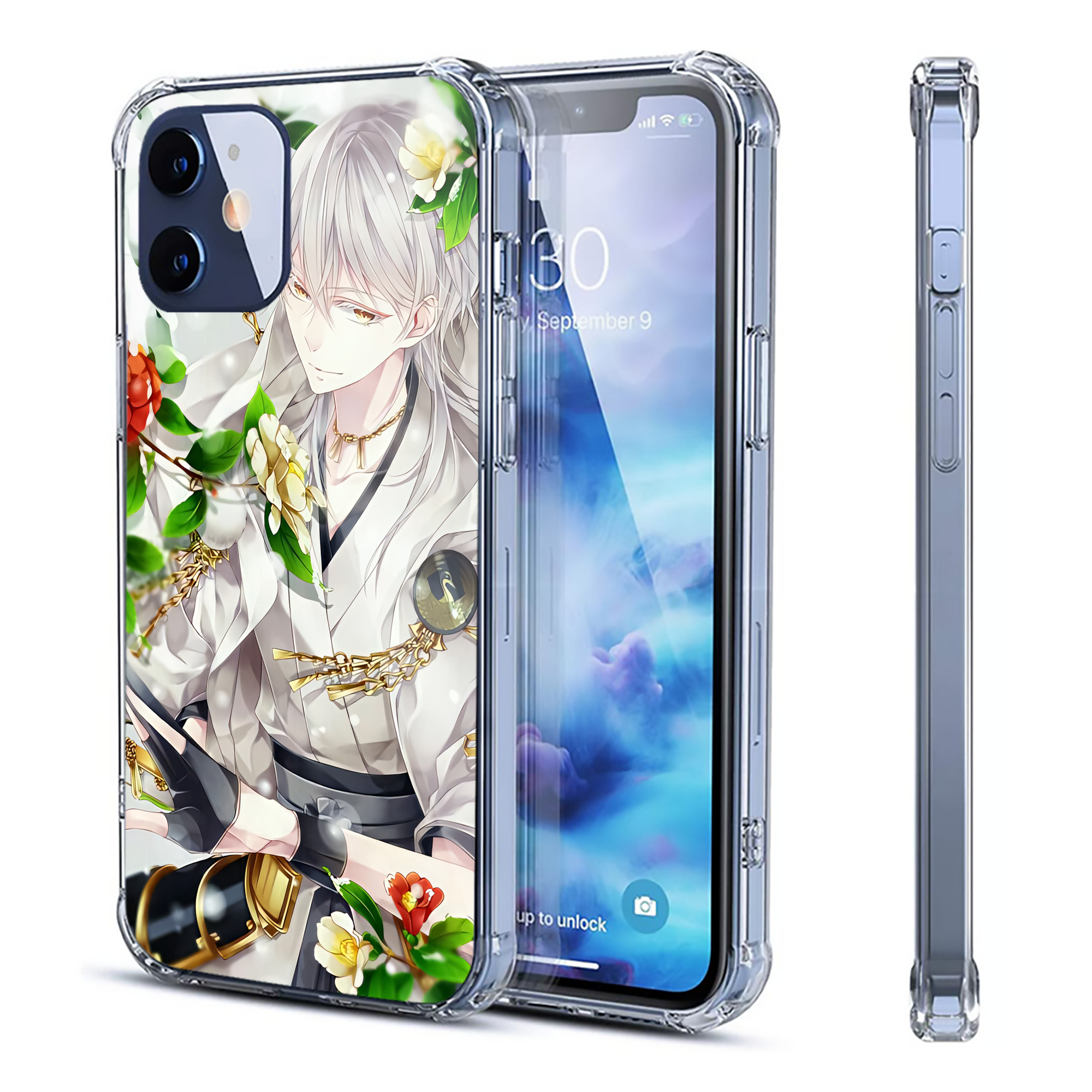 （画像用） 刀剣乱舞 Touken Ranbu 【iPhone 12シリーズ対応】透明スマホケース（クリアソフトケース）